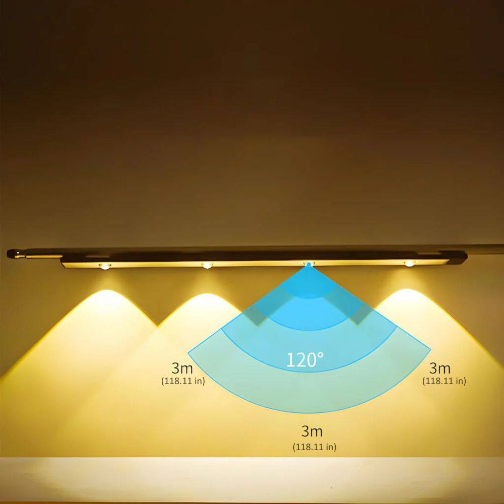 Motion Sensor LED Light Bar with Stepless Dimming and Three Color Temperatures All Vera Mart