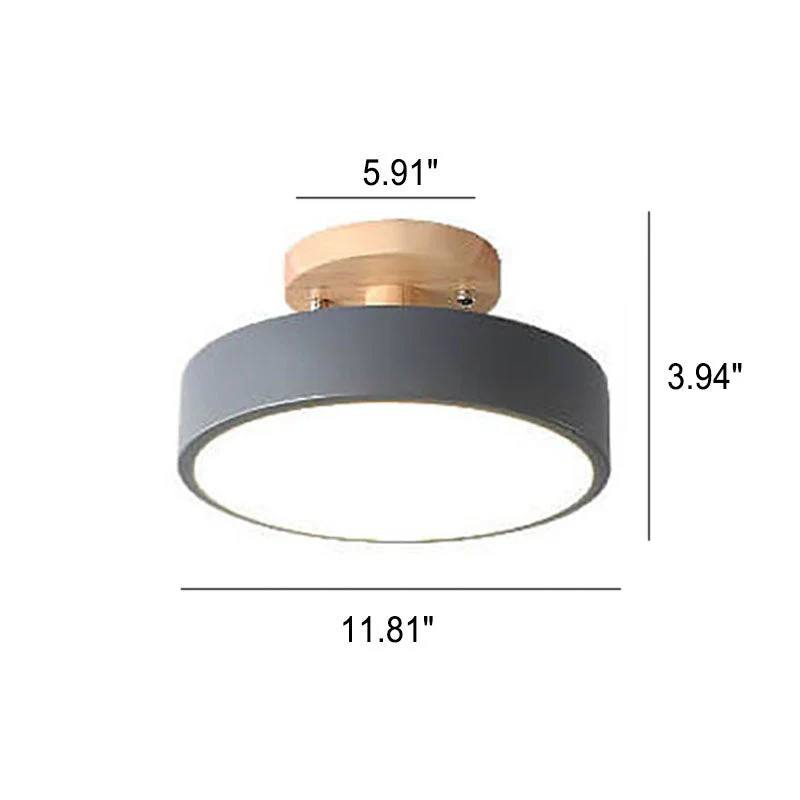 LED Ceiling Light with Adjustable Color Temperature and Slim Flush Mount, 150 sq ft All Vera Mart