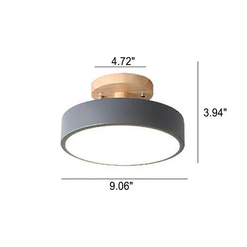 LED Ceiling Light with Adjustable Color Temperature and Slim Flush Mount, 150 sq ft All Vera Mart