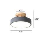 LED Ceiling Light with Adjustable Color Temperature and Slim Flush Mount, 150 sq ft All Vera Mart