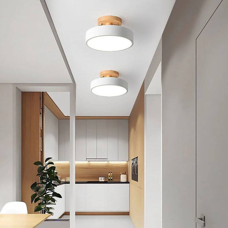 LED Ceiling Light with Adjustable Color Temperature and Slim Flush Mount, 150 sq ft All Vera Mart