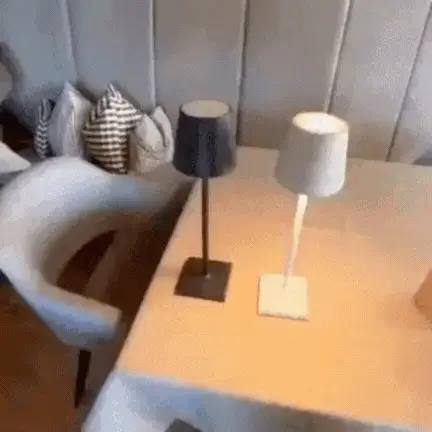 Cordless LED Table Lamp with Touch Control and 15-Hour Battery, Warm White 3000K All Vera Mart