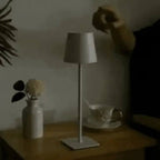 Cordless LED Table Lamp with Touch Control and 15-Hour Battery, Warm White 3000K All Vera Mart