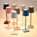 Cordless LED Table Lamp with Touch Control and 15-Hour Battery, Warm White 3000K All Vera Mart