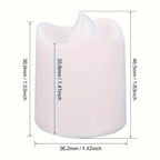 LED Tealight Candles with Flickering Effect and Battery Operation for Events All Vera Mart
