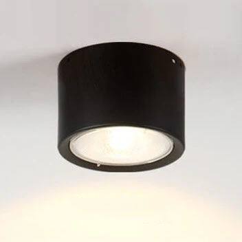 LED Ceiling Spotlight with Rotatable Cylinder Head and Matte Metal Housing All Vera Mart