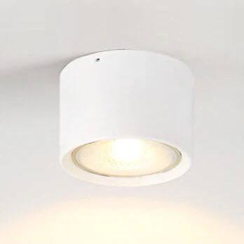 LED Ceiling Spotlight with Rotatable Cylinder Head and Matte Metal Housing All Vera Mart