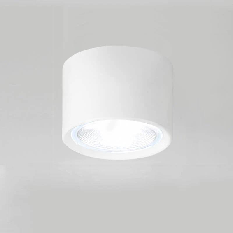 LED Ceiling Spotlight with Rotatable Cylinder Head and Matte Metal Housing All Vera Mart