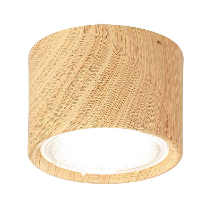 LED Ceiling Spotlight with Rotatable Cylinder Head and Matte Metal Housing All Vera Mart