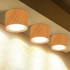LED Ceiling Spotlight with Rotatable Cylinder Head and Matte Metal Housing All Vera Mart
