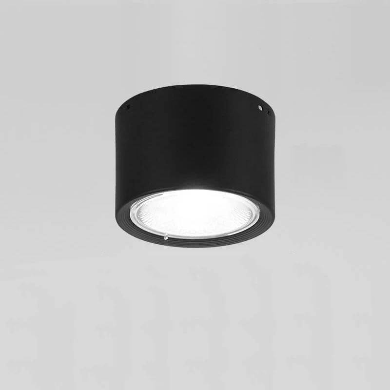 LED Ceiling Spotlight with Rotatable Cylinder Head and Matte Metal Housing All Vera Mart
