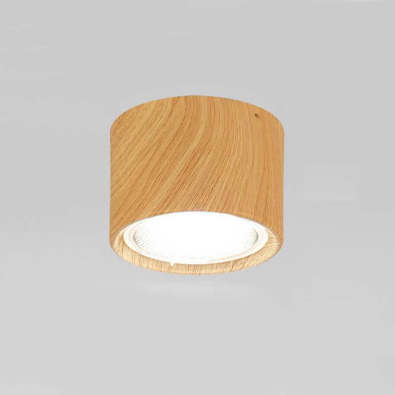 LED Ceiling Spotlight with Rotatable Cylinder Head and Matte Metal Housing All Vera Mart