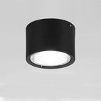 LED Ceiling Spotlight with Rotatable Cylinder Head and Matte Metal Housing All Vera Mart