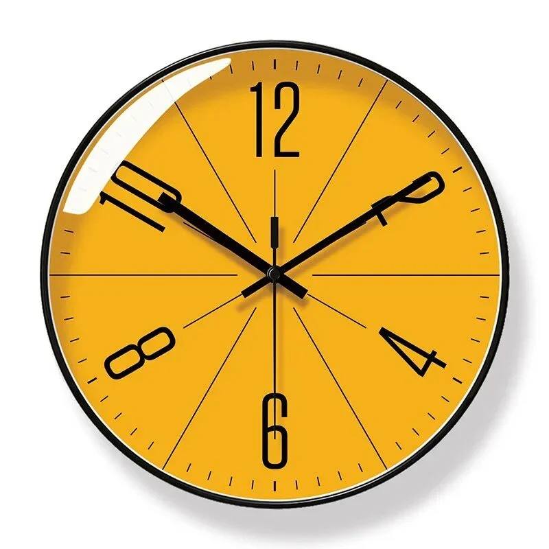 Scandinavian Wall Clock with Minimalist Numerals and Quartz Movement All Vera Mart