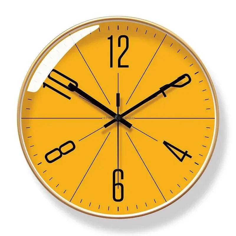 Scandinavian Wall Clock with Minimalist Numerals and Quartz Movement All Vera Mart