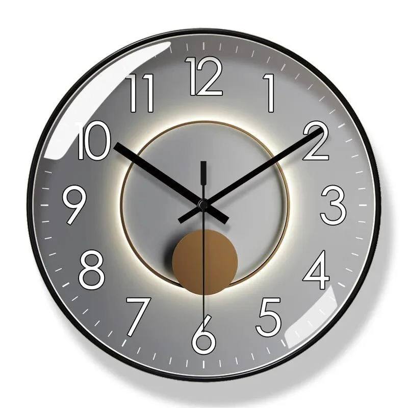 Scandinavian Wall Clock with Minimalist Numerals and Quartz Movement All Vera Mart