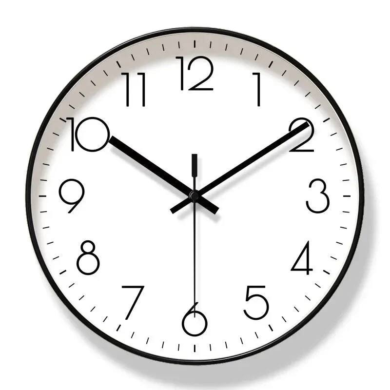 Scandinavian Wall Clock with Minimalist Numerals and Quartz Movement All Vera Mart