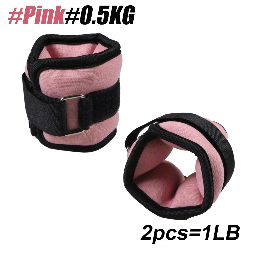 Neoprene Wrist and Ankle Weights with Dual Strap Security and Moisture-Wicking Lining All Vera Mart