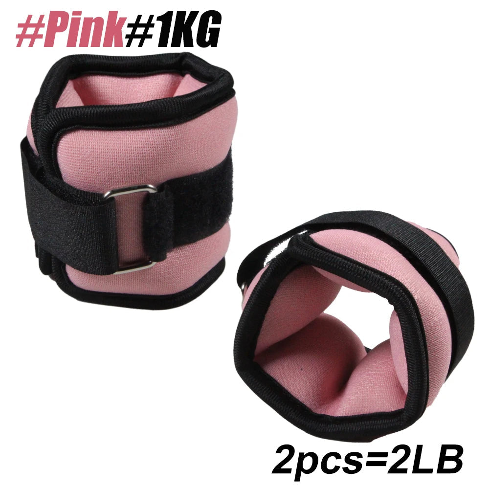 Neoprene Wrist and Ankle Weights with Dual Strap Security and Moisture-Wicking Lining All Vera Mart