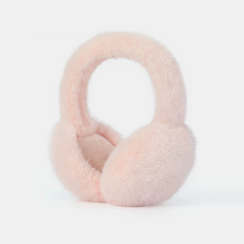 Foldable Plush Earmuffs with Detachable Fabric and Secure Fit for Winter All Vera Mart