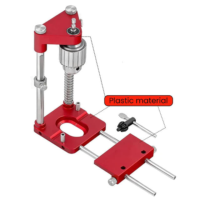 Drill Guide Locator with Four-Edge Fence and Laser Centerlines All Vera Mart