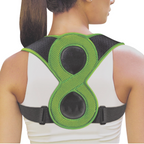 Posture Brace with Figure Eight Backing and Adjustable Straps for Men Women Kids All Vera Mart