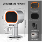 Amzchef Portable Desktop Kitchen Range Hood 