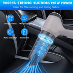 Handheld Vacuum with Turbo Suction and Rechargeable Battery for Pet Hair All Vera Mart