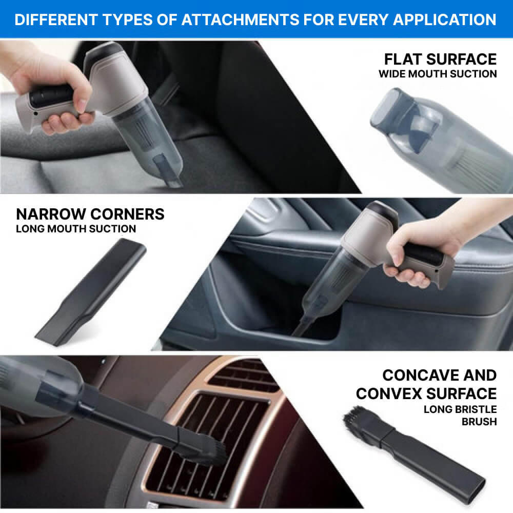 Handheld Vacuum with Turbo Suction and Rechargeable Battery for Pet Hair All Vera Mart