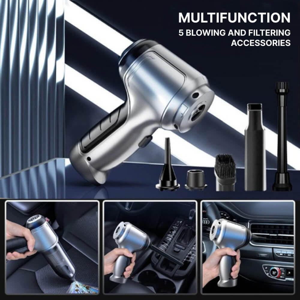 Handheld Vacuum with Turbo Suction and Rechargeable Battery for Pet Hair All Vera Mart