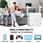 WiFi Extender with Dual-Band Support and Ethernet Port, Long-Range Coverage All Vera Mart