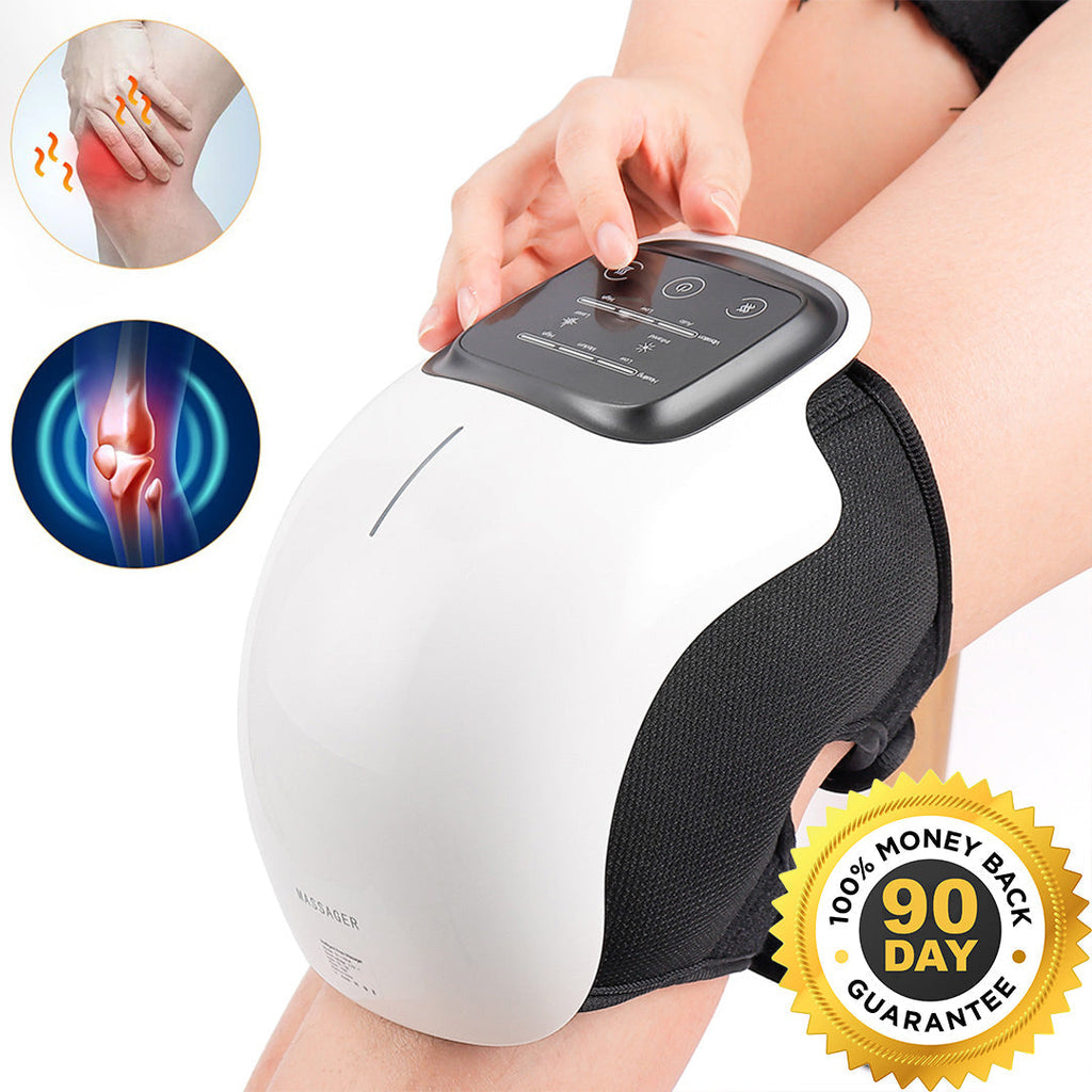 Heat Therapy Knee Massager with Red Light and Laser, Vibration Mode All Vera Mart