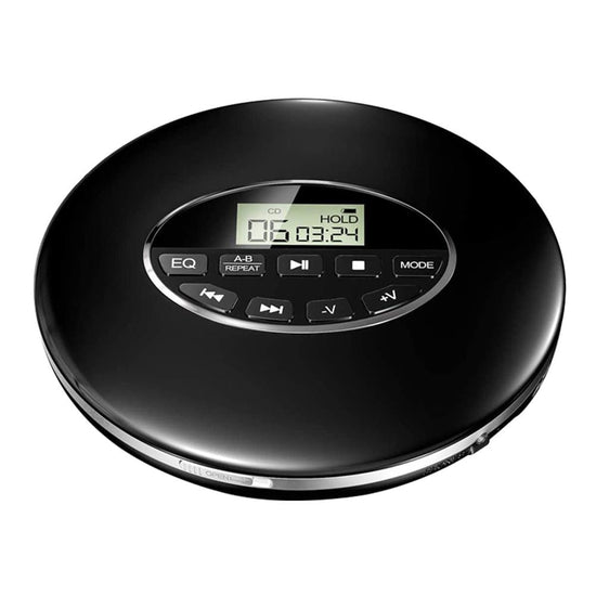 Portable CD Player with Anti-Skip Technology and Five Sound Modes All Vera Mart