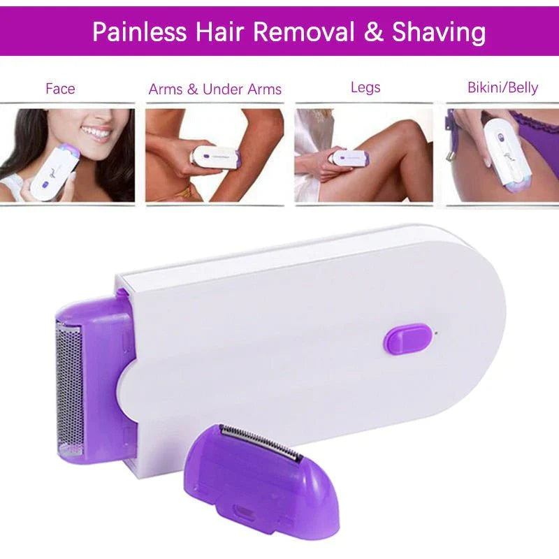 Cordless Epilator with Dual Interchangeable Heads and 60-Minute Runtime All Vera Mart