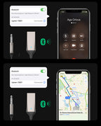 Wireless Car Aux Adapter with Hands Free Calling and Dual Device Connection All Vera Mart