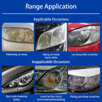 Headlight Vapor Restoration System with Heat Activated Cup and Six Grade Sanding All Vera Mart