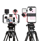 Mobile Phone Video Rig with Cold Shoe Mounts and Ergonomic Handle All Vera Mart