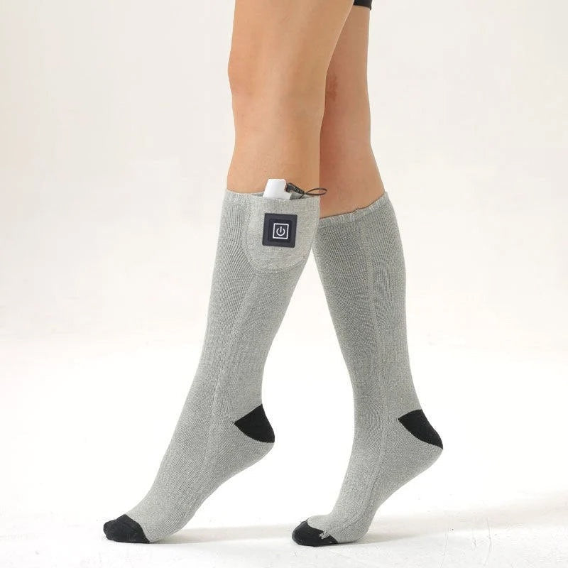 Rechargeable Heated Socks with Multiple Temperature Settings and 8-Hour Battery All Vera Mart