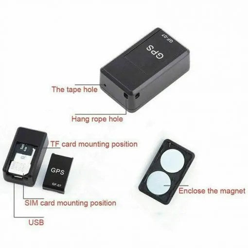 Real-Time Vehicle GPS Tracker with Dual Magnetic Mount and Audio Monitoring All Vera Mart