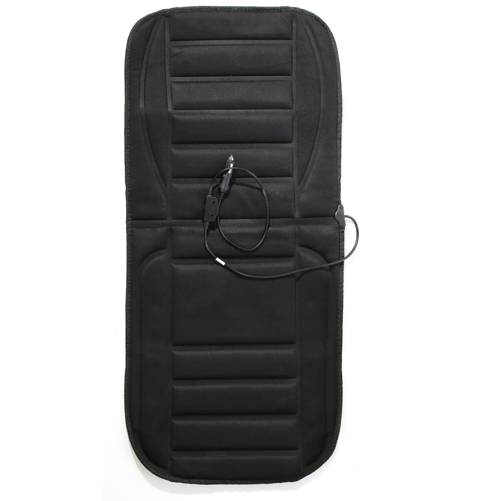 Heated Car Seat Cushion with Adjustable Temperature and Secure Hook Attachment All Vera Mart