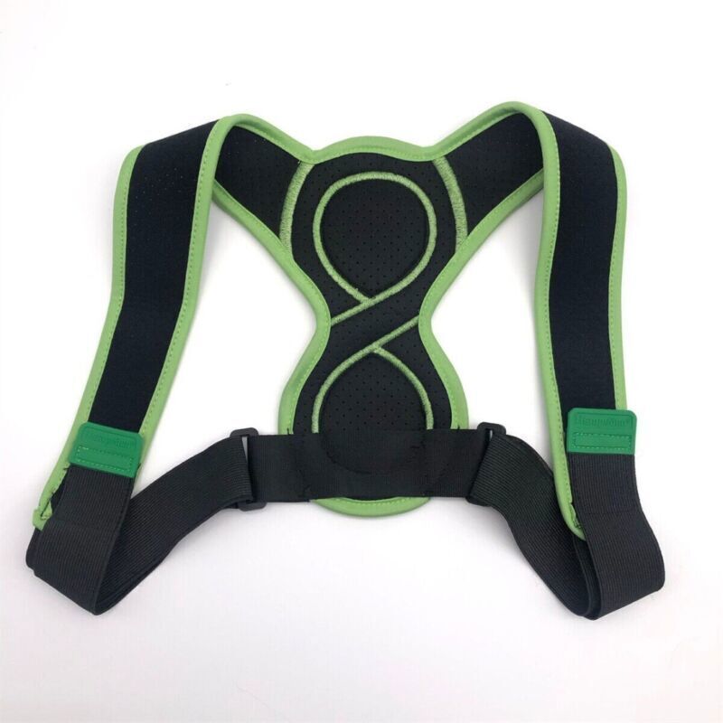 Posture Brace with Figure Eight Backing and Adjustable Straps for Men Women Kids All Vera Mart