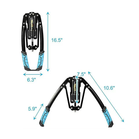 Adjustable Chest Exerciser with 20 Resistance Levels and Hydraulic Safety Protection All Vera Mart