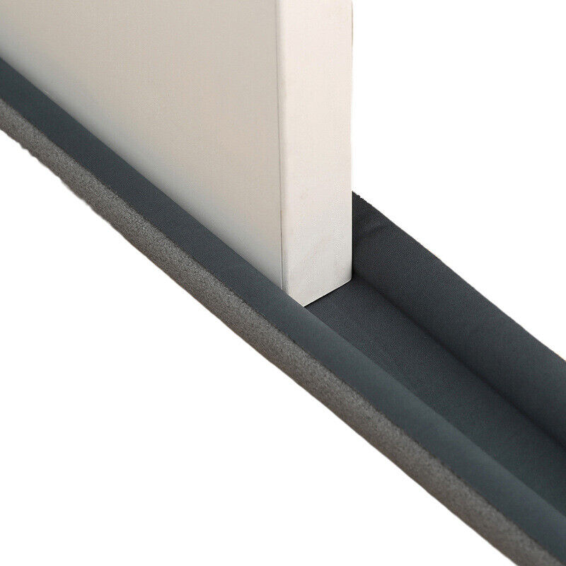 Door Bottom Seal Strip with Foam Cotton EPE and Adhesive Backing, 36.6 Inches All Vera Mart