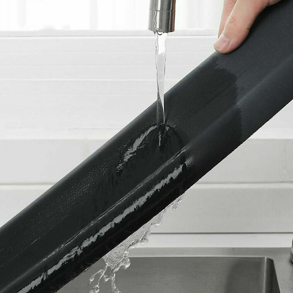 Door Bottom Seal Strip with Foam Cotton EPE and Adhesive Backing, 36.6 Inches All Vera Mart
