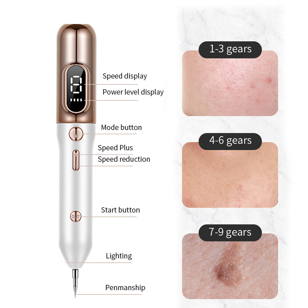 Plasma Pen for Skin Tags and Moles with 9 Intensity Settings, Rechargeable All Vera Mart