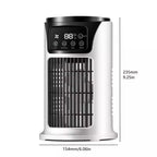 Evaporative Air Cooler with Humidifying Function and Automatic Swing, 8-Hour Runtime All Vera Mart