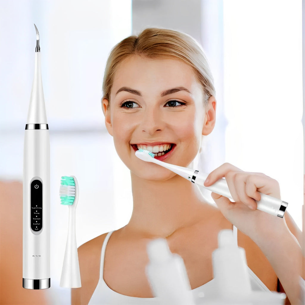 Ultrasonic Teeth Cleaner with Stainless Steel Head and Endoscope Attachment All Vera Mart