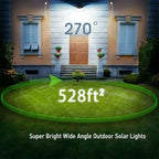Solar Motion Sensor Light with 800-Lumen Output and Weather-Resistant Housing All Vera Mart