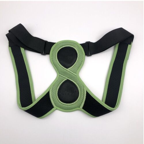 Posture Brace with Figure Eight Backing and Adjustable Straps for Men Women Kids All Vera Mart