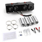12V Car Heater with Four Air Outlets and Dual Zone Control, 500W Portable Dash Unit All Vera Mart